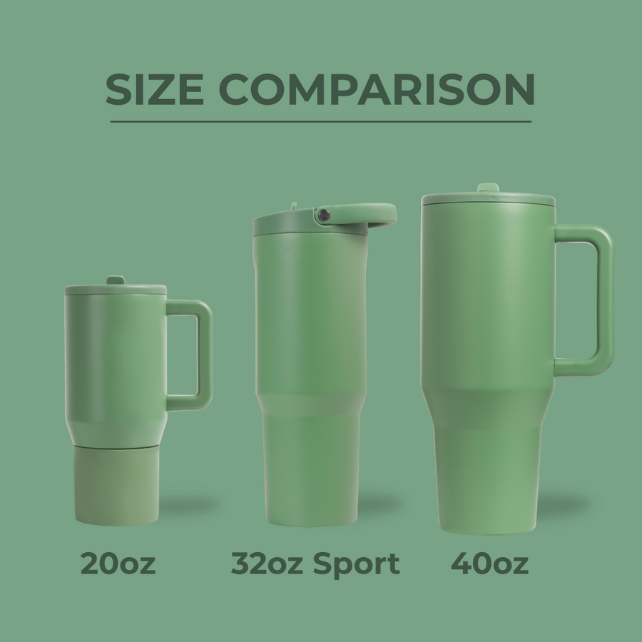 HydroJug Sport 32oz – Sage Water Bottle