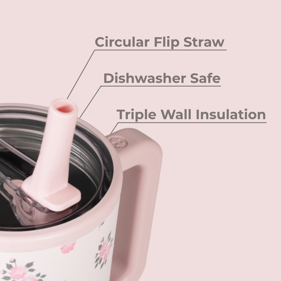 HydroJug Traveler 40oz – Wildrose Insulated Tumbler