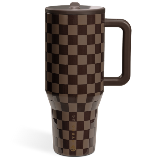 HydroJug Traveler 40oz – Autumn Checkers Insulated Tumbler