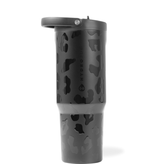 HydroJug Sport 32oz – Black Leopard Water Bottle