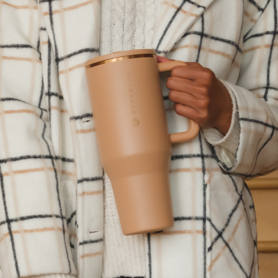 HydroJug Traveler 32oz – Caramel Insulated Tumbler