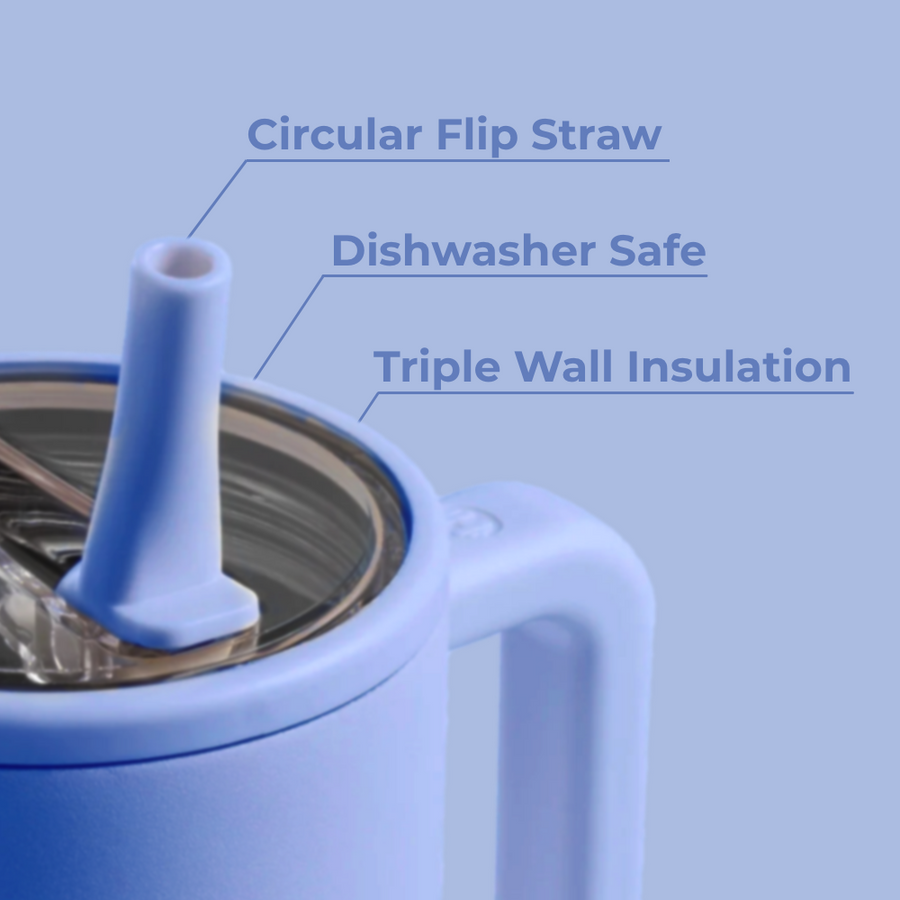 HydroJug Traveler 20oz – Light Blue Insulated Tumbler