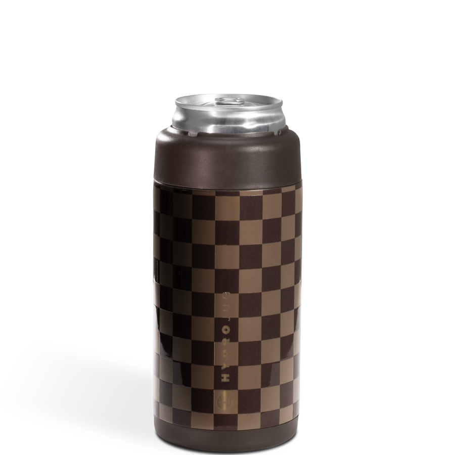 HydroJug Slim Can Cooler 12oz – Autumn Checkers