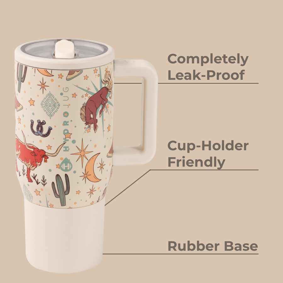 HydroJug Traveler 20oz – Rodeo Insulated Tumbler