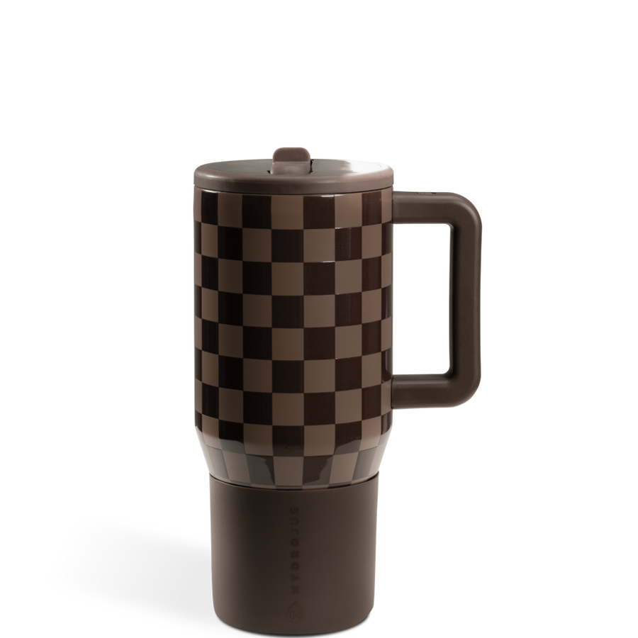 HydroJug Traveler 20oz – Autumn Checkers Insulated Tumbler