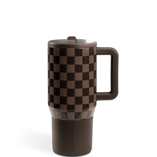 HydroJug Traveler 20oz – Autumn Checkers Insulated Tumbler