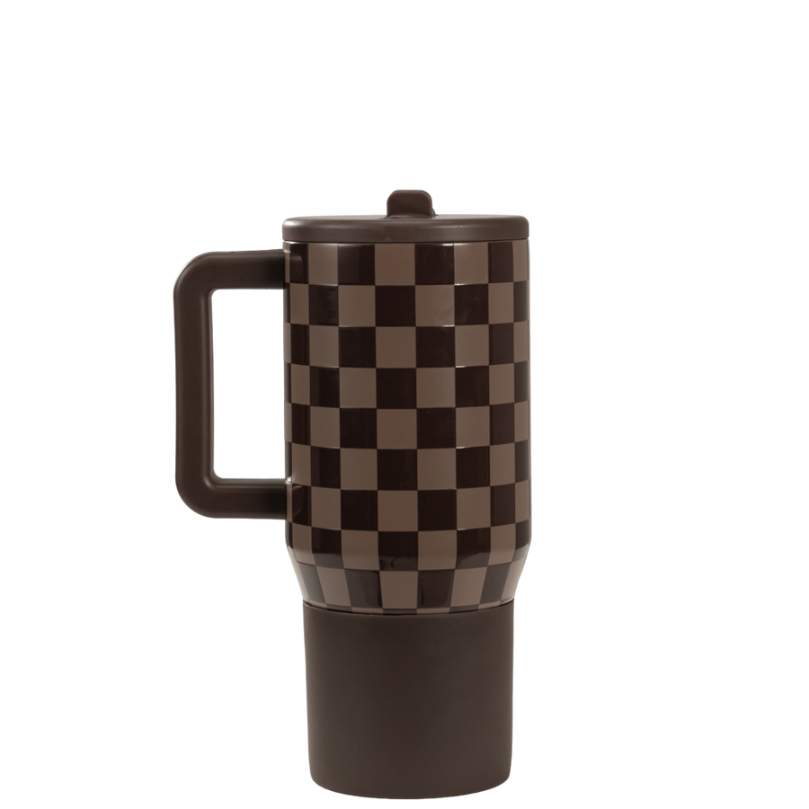 HydroJug Traveler 20oz – Autumn Checkers Insulated Tumbler